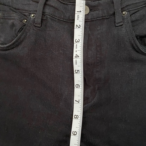 Reformation High & Skinny Black Wash Jeans Size 27 Made in Turkey - Picture 6 of 9